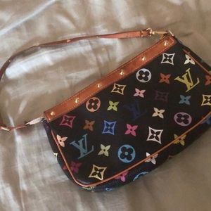 Louis Vuitton genuine multicolor handbag